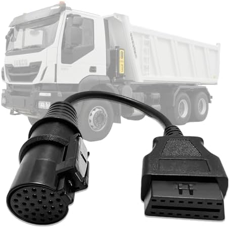 Truck OBD1 to OBD2 Cable for Iveco 30 Pin OBD2 Diagnostic Cable Adapter