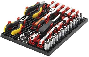 Organizer Genie ® - One Blue Slim Pegboard to organize your Sockets, Wrenches, Pliers, Screwdrivers, Bits and All Other Tools