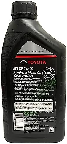 TOYOTA Genuine OEM 00279-0WQTE-01 Oil (4 QUARTS)