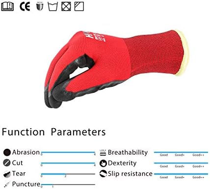 Winter Work Gloves - Double Coated Waterproof Oil-Proof work gloves 1 pair
