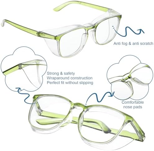 12 Pack Safety Glasses Goggles Anti-Fog Protective Eyewear