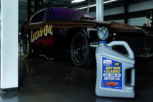 Lucas Oil 10684 Hot Rod & Classic Car HP Motor Oil SAE 20W-50-5 Quart