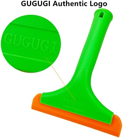 Super Flexible Silicone Squeegee, Auto Water Blade, Water Wiper, Shower Squeegee, 5.9'' Blade and 7.5'' Long Handle, for Car Windshield, Window, Mirror, Glass Door