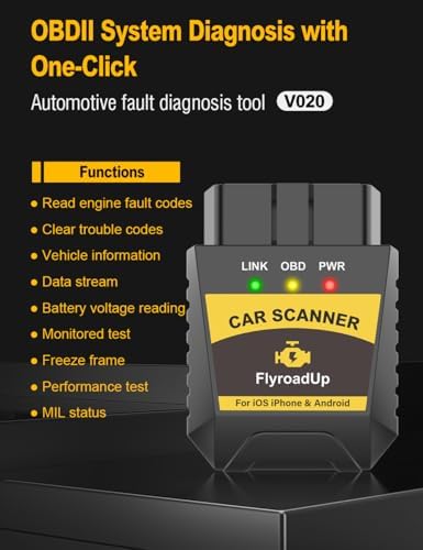 Car OBD2 Scanner Bluetooth for iOS Android OBDII Code Reader