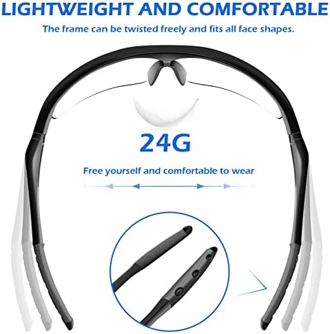 OXG 12 Pack Safety Glasses, ANSI Z87.1 Protective Eyewear for Men Women