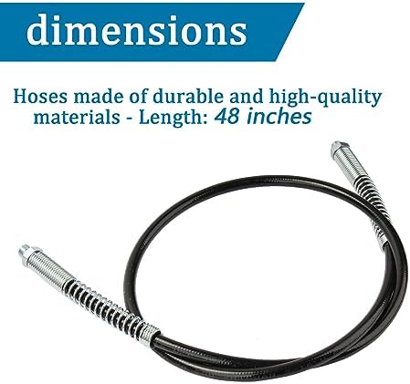 49-16-2647 Grease Gun Hose 48" for Milwau-kee M-18 Grease Gun