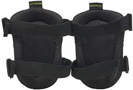 AWP Construction Knee Pads, One Size, 1 Pair, Black