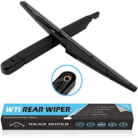 WTI Rear Wiper Arm Blade Set Compatible With Kia Sedona 2006-2014 minivan Rear Windshield Window Wiper Kits Assembly New Replacement Accessories Parts Fit 988104D001