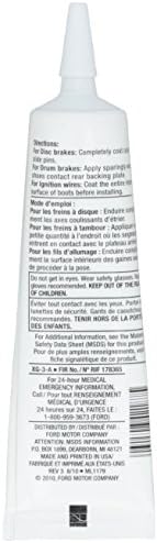 Ford Genuine Ford Fluid XG-3-A Silicone Brake Caliper Grease and Dielectric Compound - 3 oz.