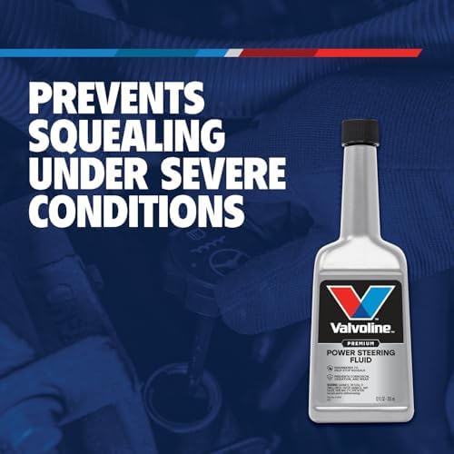 Valvoline Power Steering Fluid, Maintains Performance & Condition, Prevents Squealing, Inhibits Wear & Oxidation, Meets GM 1050017, Chrysler 5931 & Ford M2C195-A, 12oz