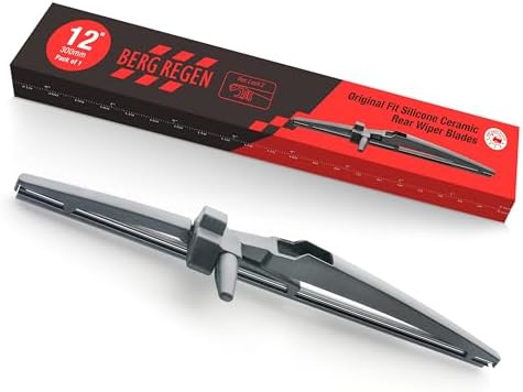 12 "(12-F) Silicone Rear Wiper BladeReplacement for Toyota 4Runner 2009 2008 2007 2006 2005 2004 2003+More Cars Back Wiper Blade for My Car(Part of 1)