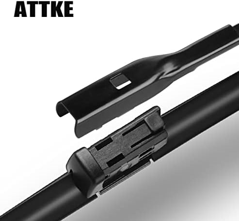 ATTKE Front Windshield Wiper Blades for Volkswagen Jetta 2011-2023 Vento 2014-2017 CC 2013-2017 Genuine Replacement Wiper Blade Set 24"/19" (Set of 2)