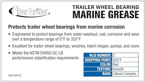 STAR BRITE Wheel Bearing Grease Advanced Marine-Grade Protection