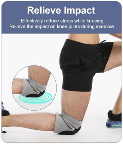 Volleyball Knee Pads for Women Men, Turtle Shell Dance Knee Pad for Women Men Wrestling Knee Pad Wrestling Gear, Crash Pad Snowboarding Gear Roller Skating Knee Protector Soft Knee Pads for Work (Medium)