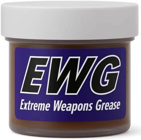 Slip 2000 Extreme Weapons Grease (EWG), Reduces Friction and Wear, Grease Lube in Anti-Ware Package, Extreme Pressure Properties, No PTFE, 1.5 oz