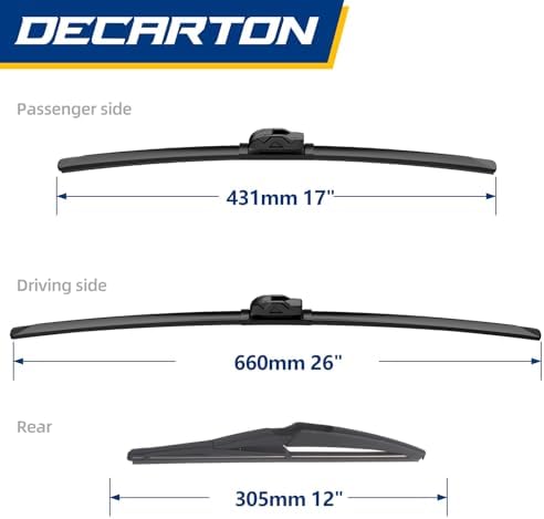 Wiper Blades Replacement for Nissan Rogue 2013-2025