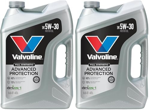Valvoline Advanced Full Synthetic SAE 5W-30 Motor Oil 5 QT (Pack of 2)