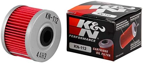 K&N Motorcycle Oil Filter: High Performance, Premium, KN-112