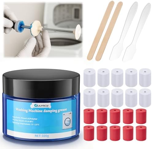 3.5 oz (100g) Washing Machine Damping Grease with 20 Foam Inserts