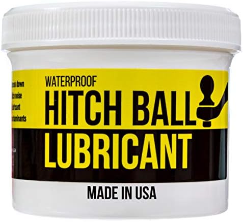 Mission Automotive Ball Grease for Trailer Hitch - 4 Oz, 1 Pack - Waterproof Hitch Grease & Tow Ball Lubricant for Trailer Pins - Reduces Friction & Wear