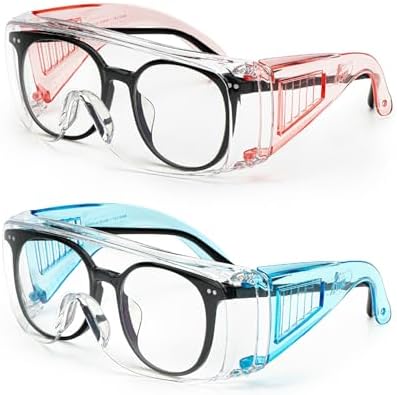 UNCO- Safety Goggles Over Glasses, Protective Goggles, Anti Fog, Work, Safety Glasses Over