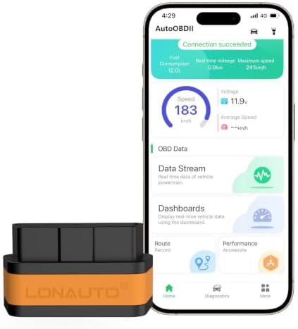 Bluetooth OBD2 Scanner Wireless Car Diagnostic Tool for iOS & Android
