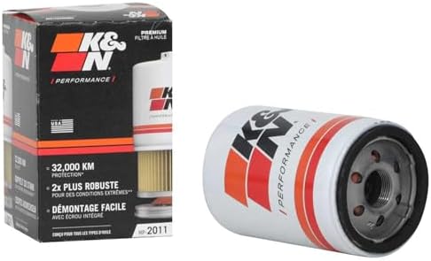 K&N Oil Filter: 20,000 Mile Engine Protection with Wrench Off Nut, HP-2011