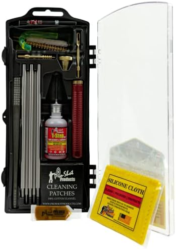 Pro-Shot Gun Cleaning Kits: Universal, Rifle, Pistol, and Shotgun Cleaning Kits with Premium Stainless Micro-Polished Rods, Brushes, Jags, Patches, CLP & Grease – Made in USA