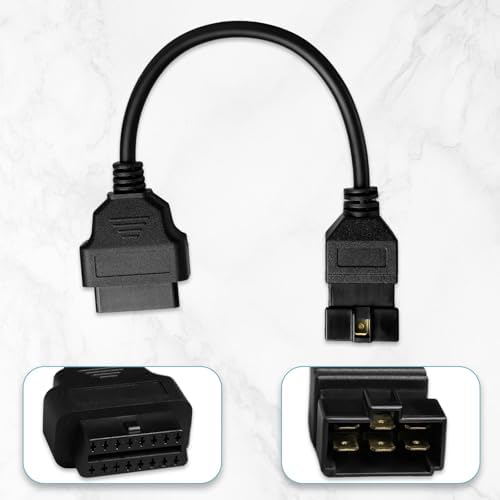 OBD Adapter 6 Pin Cable for HITACHI Diesel Vehicles with Diagnostic Scanner