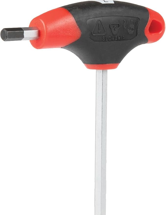 Klein Tools JTH410E T-Handle Hex Key Set, SAE Inch Sizes Allen Wrench Set with 4-Inch Blades, Stand Included, 10-Piece