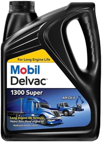 Mobil 120429-6PK Delvac 1300 Super 15W-40 Motor Oil, 1 Quart (Pack of 6)