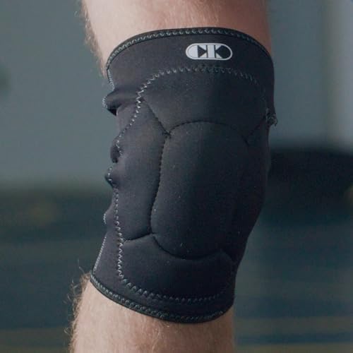 Cliff Keen Wraptor Wrestling Knee Pad (Black/Adult Medium)