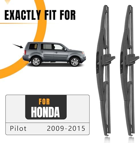 AUTOBOO 12" Rear Wiper Blade Replacement for Honda Pilot 2009-2015 2-Pack
