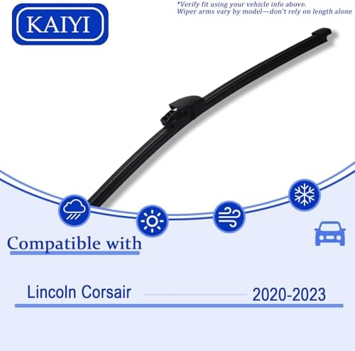 KAIYI 11" Rear Wiper Blade Compatible with Lincoln Corsair 2020-2023