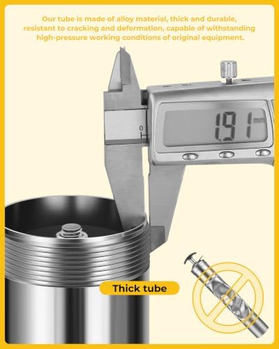 Grease Gun Replacement Tube is Compatible with DW DCGG571B, DCGG570B, DCGG571M1, DCGG570K Precision fit Threading, High-Density Iron Pipe, No Deformation, No Leakage