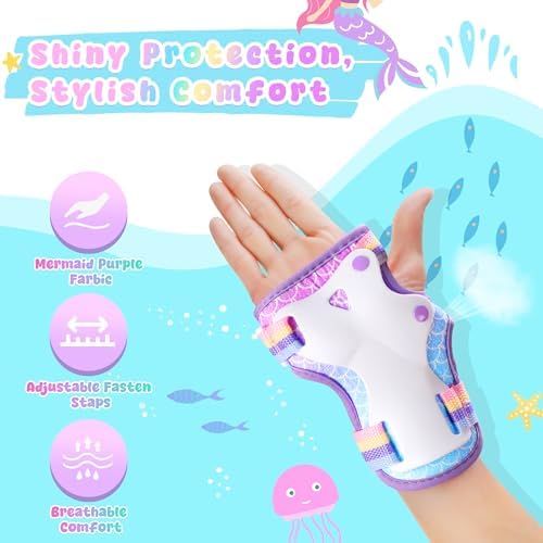 Girls Knee Pads for Kids, Toddler Knee and Elbow Pads Set