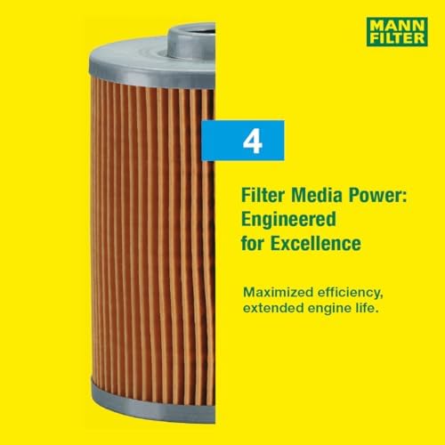 Mann Filter Oil Filter Element - HU821X (Pack of 2)