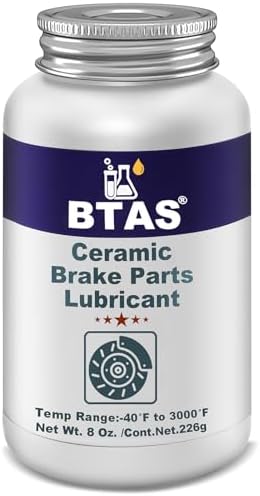 BTAS Silicone Brake Parts Lubricant, Pad, Caliper Slide Pin Lube Grease 8oz