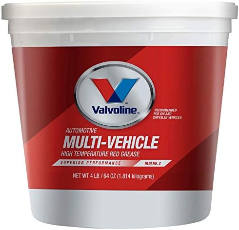 Valvoline Multi-Vehicle High Temperature Red Grease 4 LB Tub
