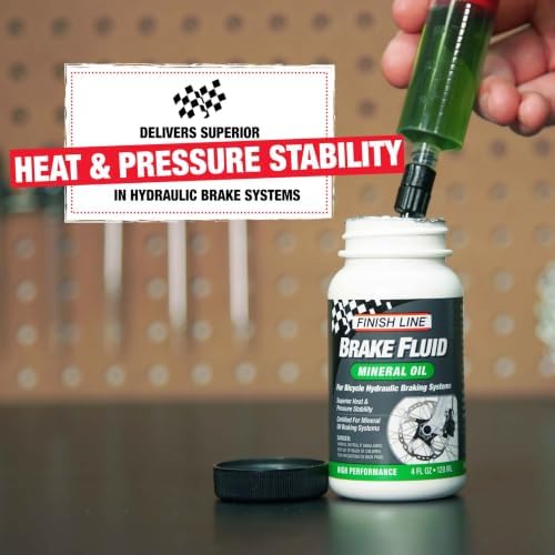 Finish Line Mineral Oil Bicycle Brake Fluid Low Viscosity 32 fl oz