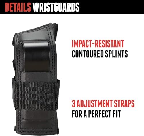 Triple Eight Saver Series Pad Set with Kneesavers, Elbowsavers and Wristsavers, Junior (Pack of 6)