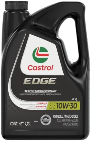 Castrol EDGE 10W-30 Advanced Full Synthetic Motor Oil, 5 Quarts