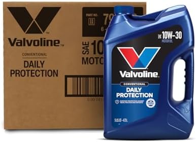 Valvoline Daily Protection SAE 10W-30 Conventional Motor Oil 5 QT, Case of 3