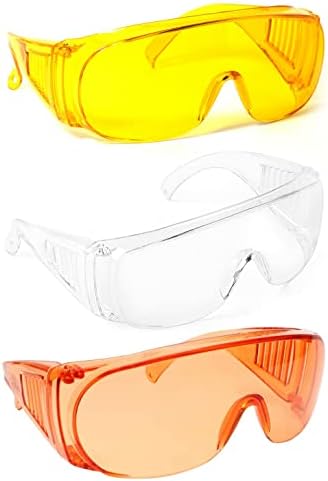 Calabria Fit Over Safety Glasses | Polarized Sunglasses Over Glasses | Wrap Around Anti-Fog | Scratch Resistant | Unisex