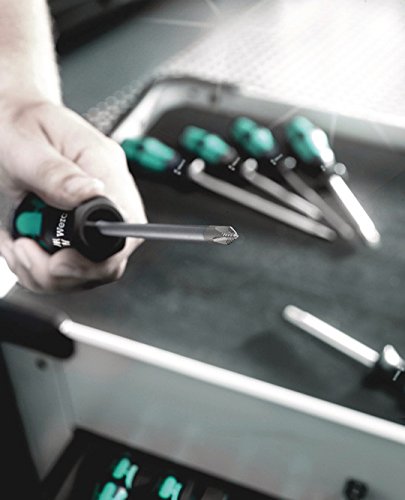 Wera 05008740001 Kraftform Plus 350 PH Phillips Screwdriver, Without Lasertip, PH 4 Head, 8" Blade Length