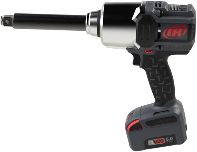 Ingersoll Rand W8571 3/4" 20V Cordless Impact Wrench Bare Tool, 2000 ft-lb Torque, 6" Extended Anvil, Friction Ring Thru-hole, Pistol