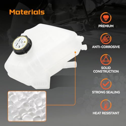 BRTEC 603-381 Front Engine Coolant Reservoir for Ford Fiesta 11-19