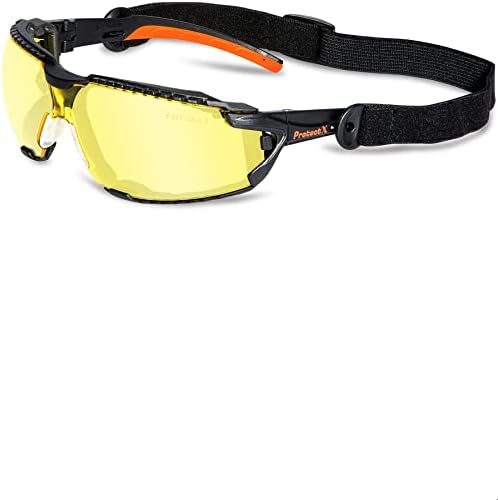 ProtectX Classic Safety Glasses, Anti-Fog Scratch Resistant Lenses