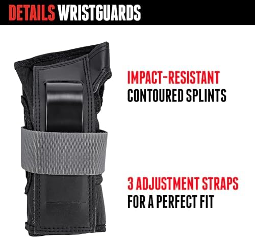 Triple Eight Saver Series 3-Pack Pad Set– Ideal for Skateboarding, In-line Skating, Roller Skating, and Biking