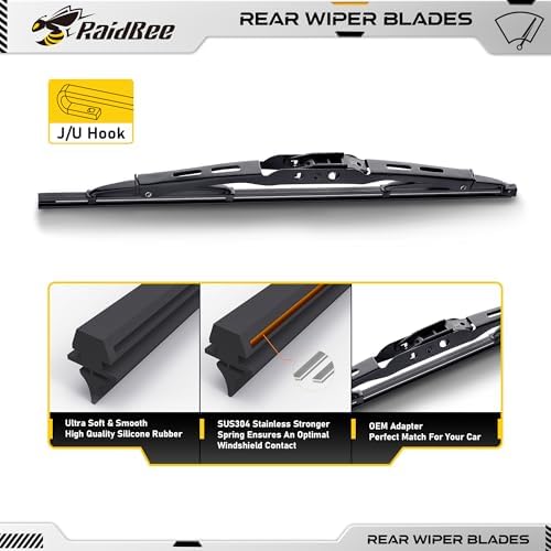 Rear Wiper Blade 11 inch, OEM Replacement for Toyota Land Cruiser 1978-1982,Cadillac XT5 2017-2022,Nissan Versa 2014-2019 +More Rear Windshield Wiper (11-1)
